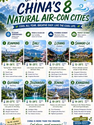 這些城市全年都有天然空調。
