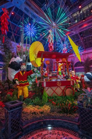 Bellagio’s Lunar New Year Garden, Canyon Ranch, Coffee, and Vdara