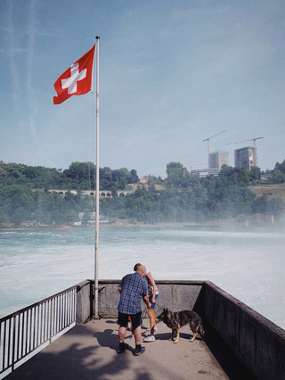The Rhine Falls.