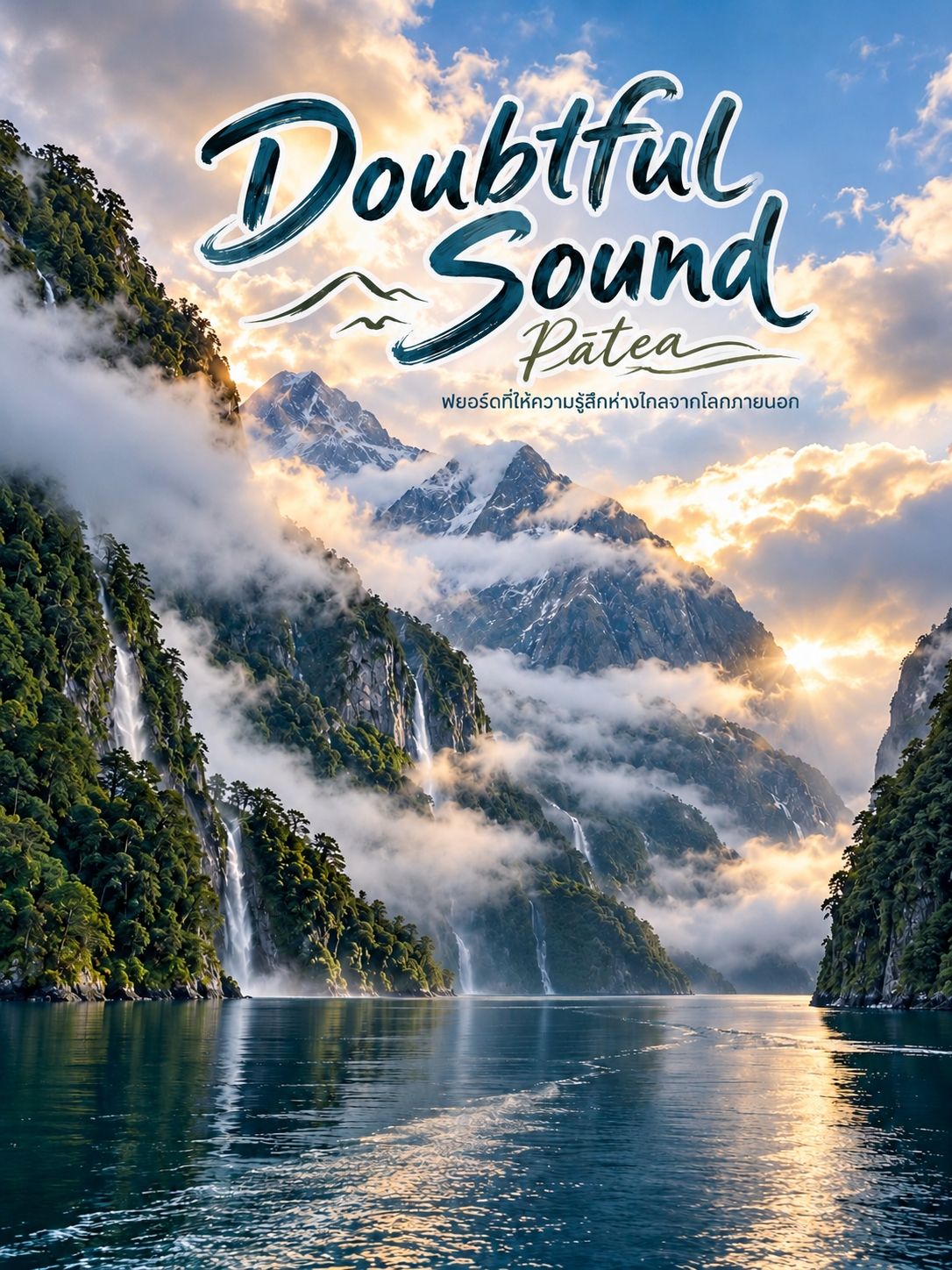 🌿🇳🇿 Doubtful Sound / Pātea — ฟยอร์ดที่ให้ความรู้สึกห่างไกลจากโลกภายนอก 🚢🌫️