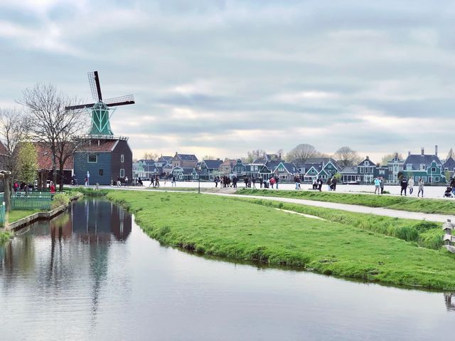 Zaanse Schans Windmills in Netherlands