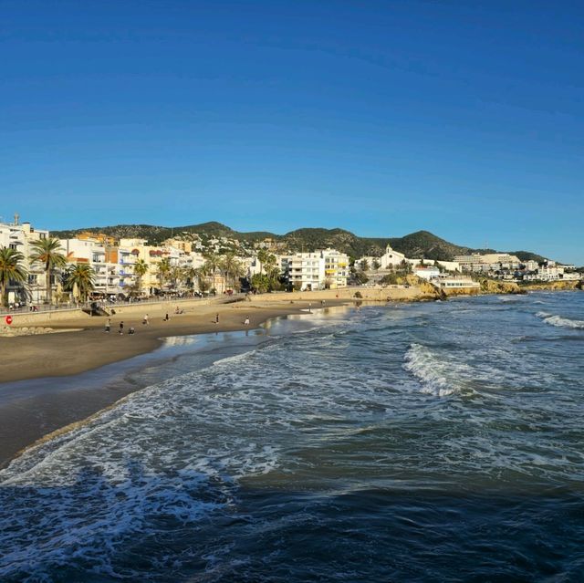 유럽여행 스페인 바르셀로나 시체스 San Sebastian beach
