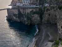 Walking from Minori to Amalfi along the coast 