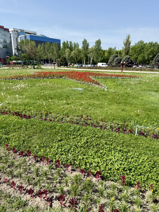Spring Stroll to Victory Square in Bishkek