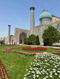 Springtime Bliss at Registan Park, Samarkand