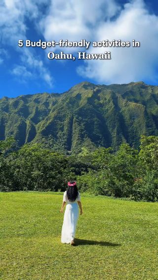 5 Budget friendly things to do in Oahu, Hawaii🌈🍍🌺🌊
