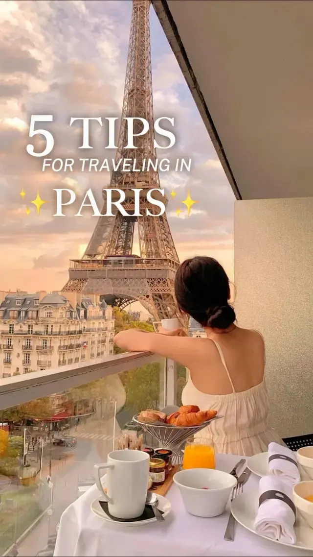 5 Travel Tips for your first time in Paris🤍