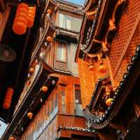 Beautiful ancient Chinese town 