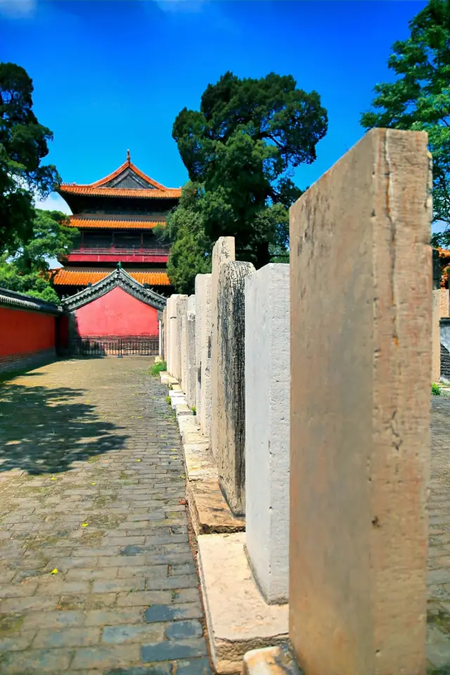 One of the large stele forests in China | The Confucian Temple Stele Forest (977)