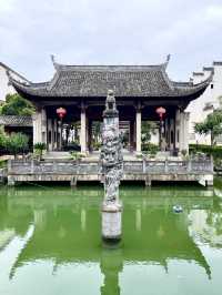古色古香徽商大宅院。