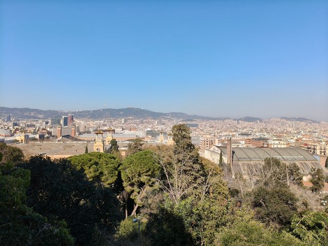 俯瞰巴塞隆拿