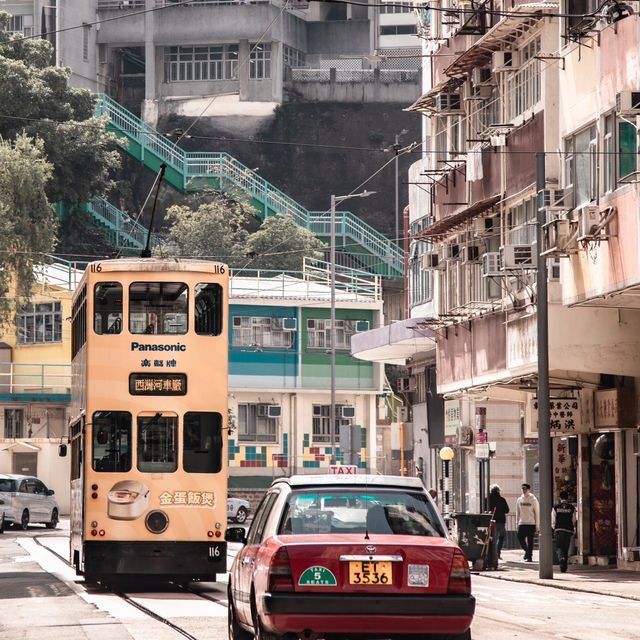 HK’s Tram - 1st Stop!