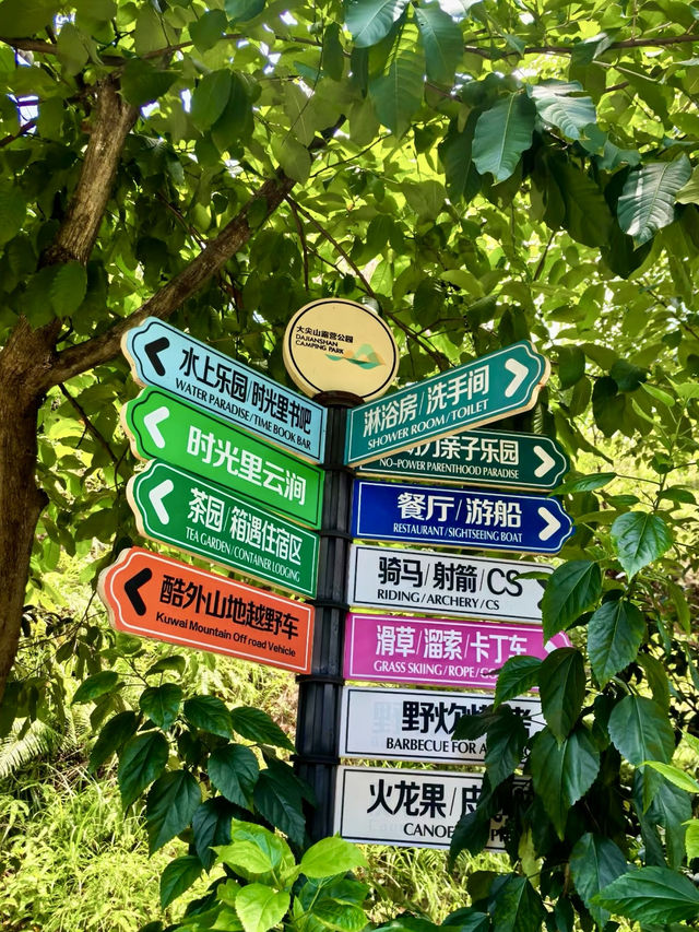 星空下的靜謐之約：大尖山露營記
