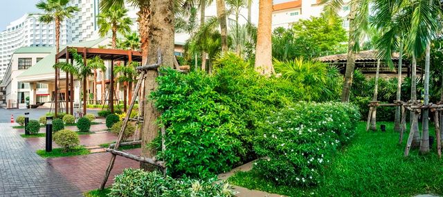 芭堤雅中天海灘棕櫚度假村 | 靠近海的寧靜度假天堂 酒店：中天海灘棕櫚度假村 