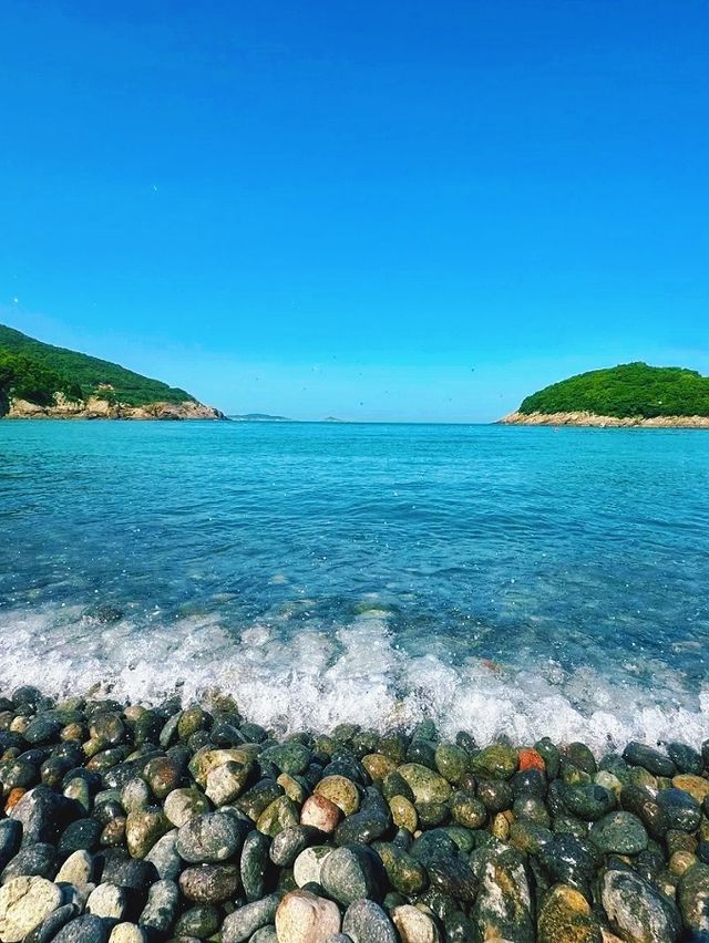 把所有的煩惱都扔進朱家尖的海裡