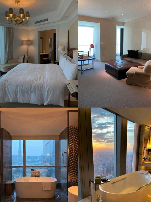 Kempinski Hotel in guangzhou is the best view stay with comfortable furnigure 🇨🇳