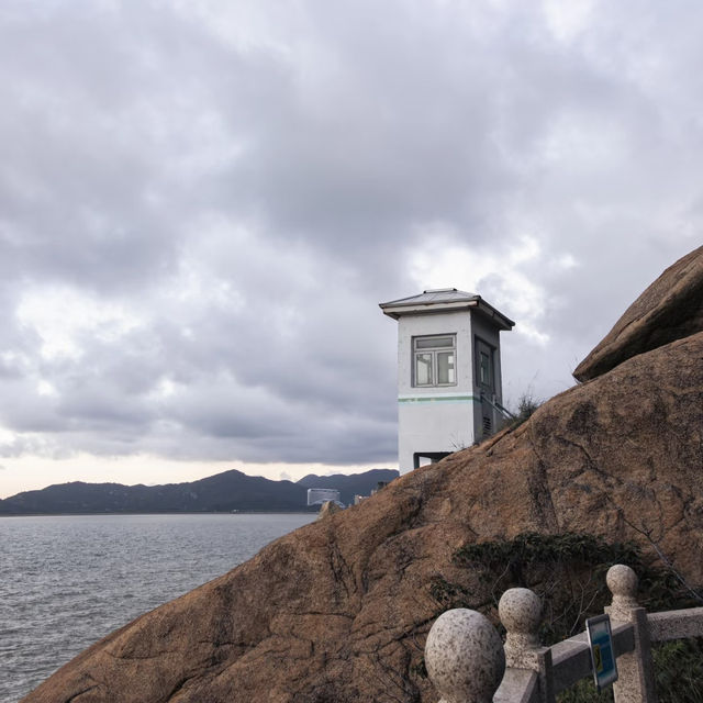 澳門海邊神仙打卡地推薦✨黑沙龍爪角家樂徑，黃昏藍調美哭