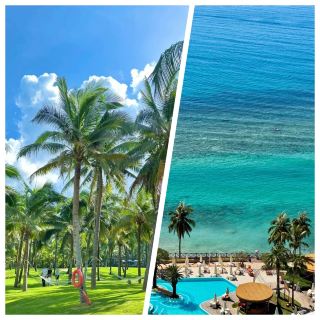 Sanya is stunning, but I honestly don't recommend visiting in July because...