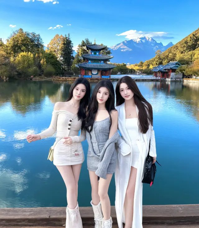 Dragon Girl Lake: The Blue Tear Beneath the Snow Mountain​