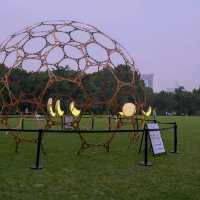 The Moon Phase-scape in Fuxing Park 🌙✨