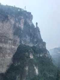 八泉峽｜落日為印，蓋在山水的落款處