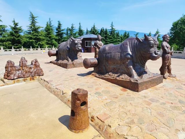 盛唐天下黃河第一橋——蒲津渡鐵牛 盛唐天下黃河第一橋——蒲津渡鐵牛