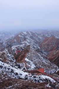 冬天~蘭州水墨丹霞