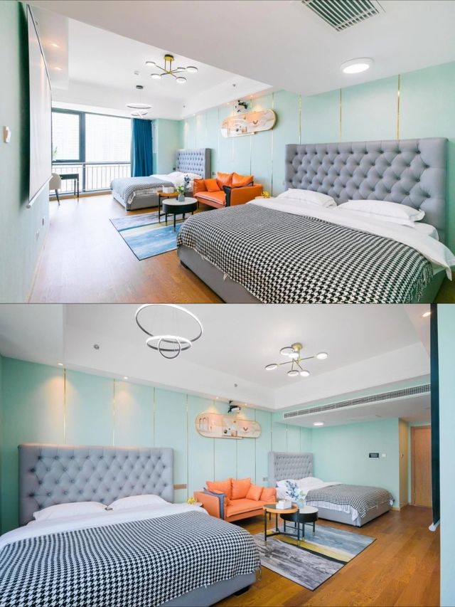 青島城市陽台封神公寓！推窗見海+度假感拉滿