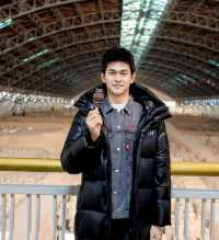 孫楊打卡西安兵馬俑