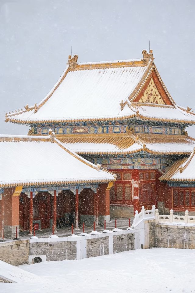 瀋陽故宮的雪太絕了!冬日限定版紅牆白雪,美到窒息! 瀋陽故宮的雪太絕了!冬日限定版紅牆白雪,美到窒息!