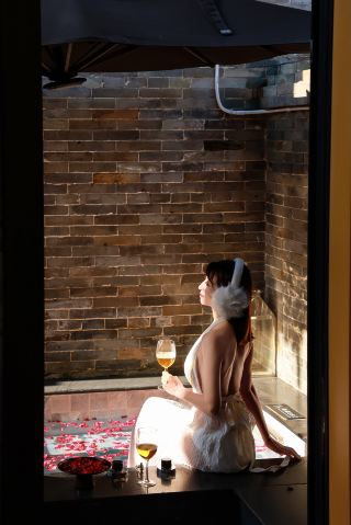 Xinzhou Ancient City! A private hot spring in a detached courtyard is so cozy in winter!