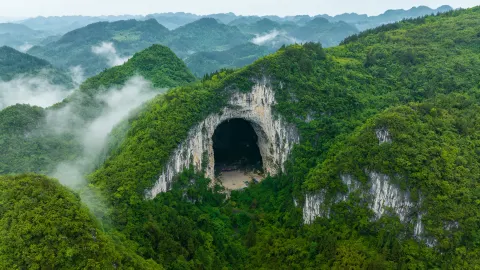 상서 깊은 산속에 숨겨진 지하 비경—진계 연자동 — traveler post in 천시
