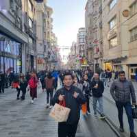 The Bustling Taksim Square In Istanbul