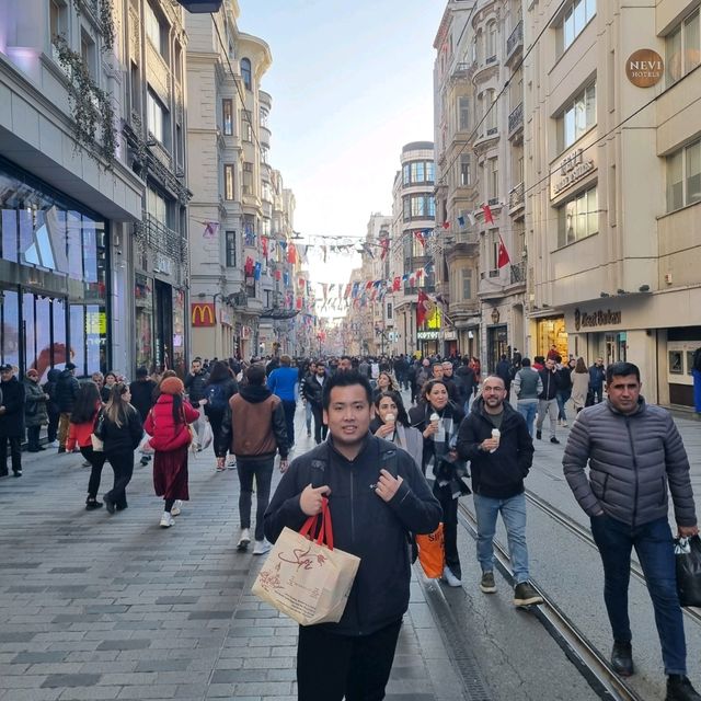 The Bustling Taksim Square In Istanbul