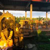 坐擁烏布稻田美景的溫馨平價家庭廚房：Warung lumbung padi
