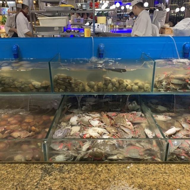 대련에서 유명한 해산물뷔페“ 海之乡”