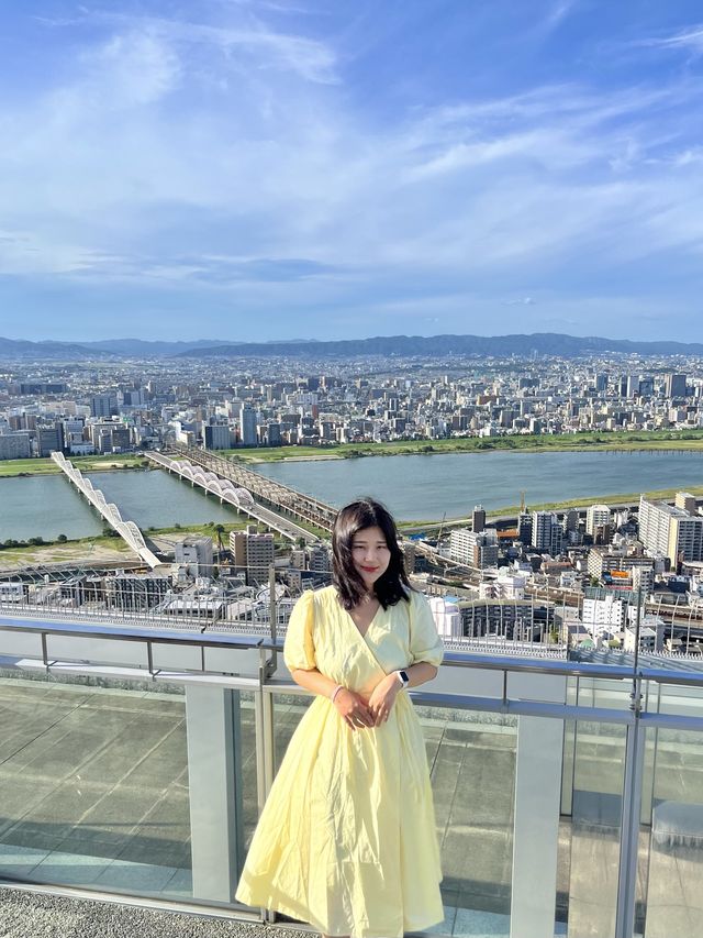 오사카가 한눈에 내려다보이는