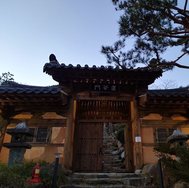 아름다운 산 뷰를 보면서 차를 마실 수 있는, 산청 방목리 카페
