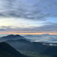 The best view when we visit Sibayak Mountain.