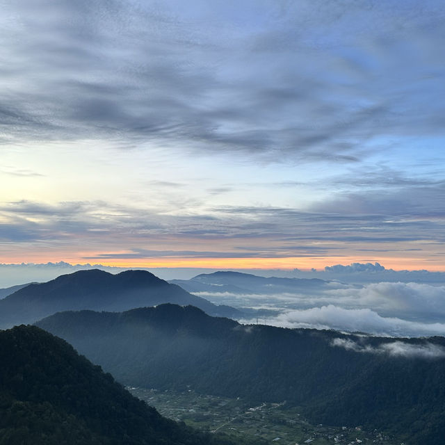 The best view when we visit Sibayak Mountain.