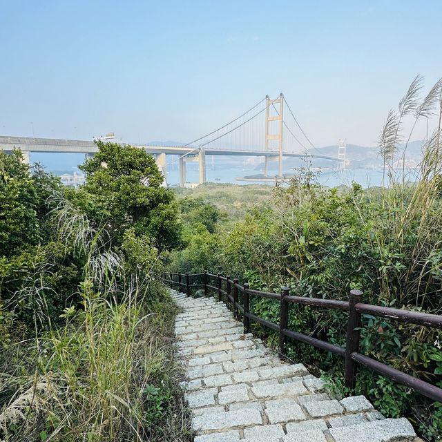 【馬灣行山】登上大嶺頭。飽覽青馬大橋。欣賞日落｜初級行山輕鬆路線兩小時內行完