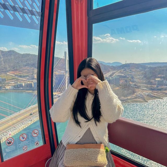 여수 바다 위에서 여수 바다 한눈에 담아보기🚠