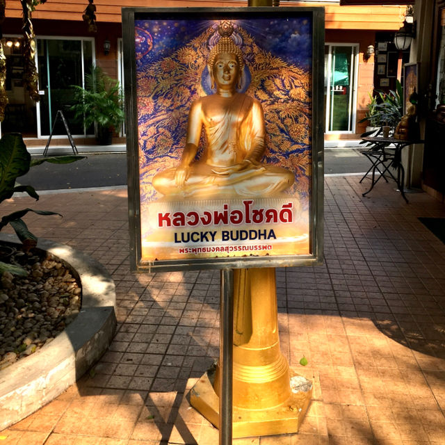 The Lucky  Buddha Statue of Thailand.