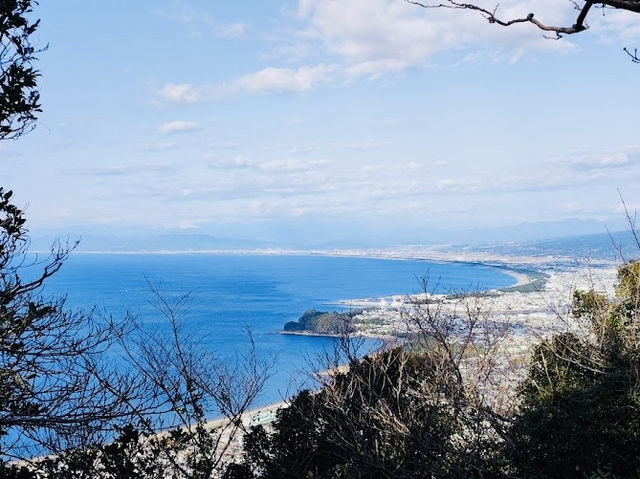 Enjoying the view on top of the mountain