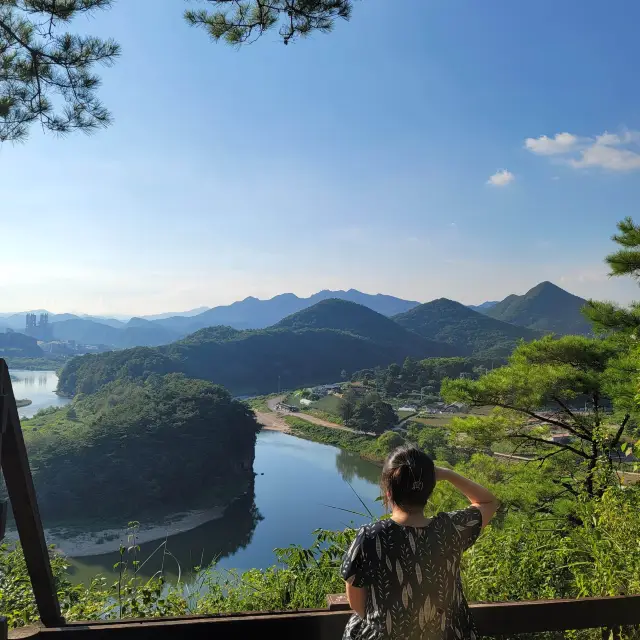 무궁화와 한반도 지형 보러 가요 영월 한반도 지형