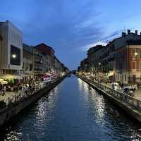 Lively atmosphere in the Naviglio Grande