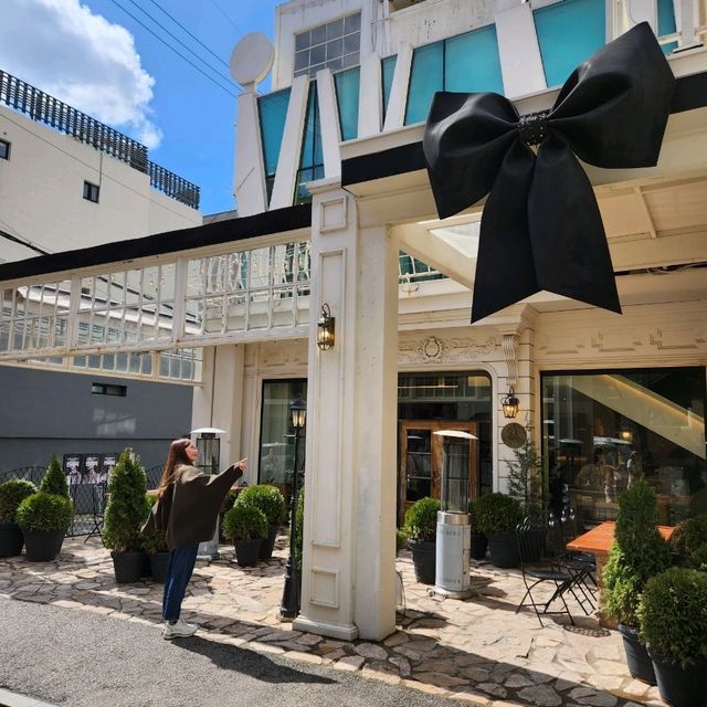 韓國絕美打卡蝴蝶結 cafe🎀 ~ 빠니드엠무니 Panier de m Mooni