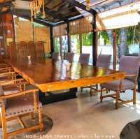 ร้านอาหารบรรยากาศร่มรื่น เหมือนทานข้าวอยู่ที่บ้าน