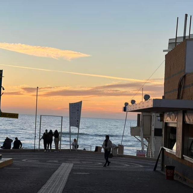 하이파에서 본 석양