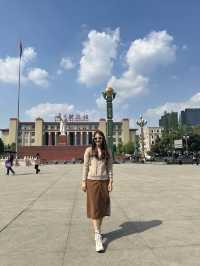 เดินเล่นชิลล์ๆที่จตุรัสเทียนฟู่ 🇨🇳👋🏻
